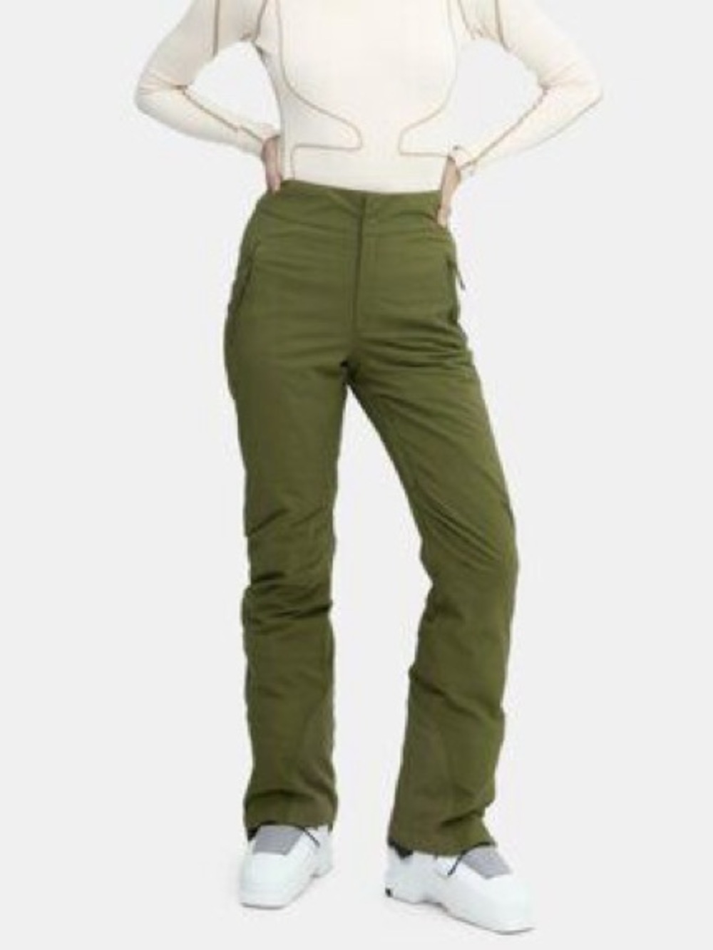 Halfdays Alessandra Ski Pants in Olive